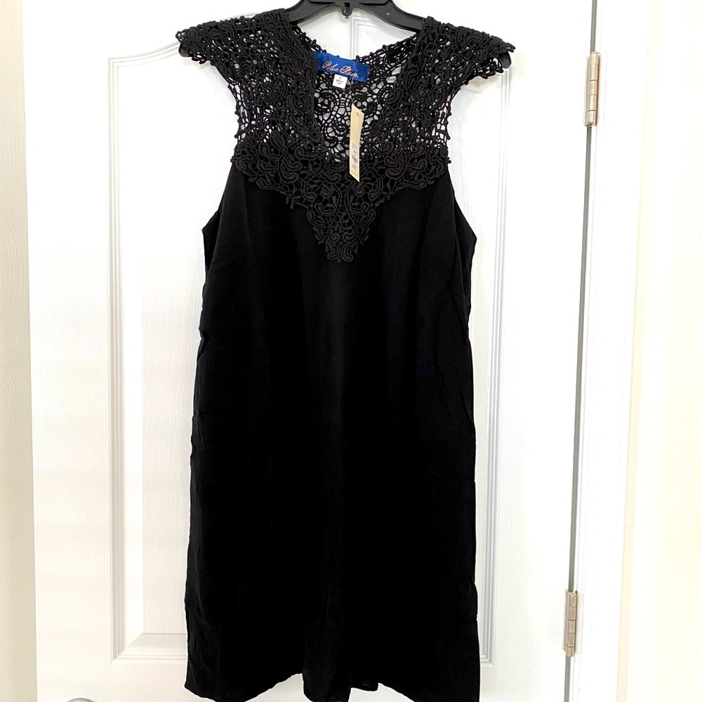 Blue Rain black dress